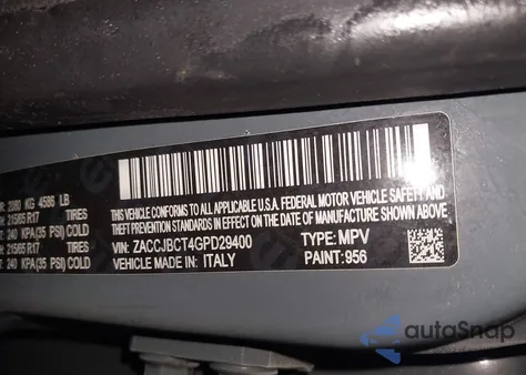 2016 Jeep Renegade Trailhawk z USA, uszkodzony, nr VIN ZACCJBCT4GPD29400